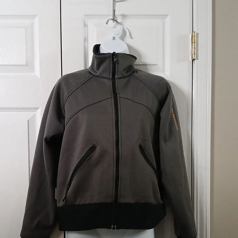 Columbia Titanium gray ladies jacket Sz M EUC